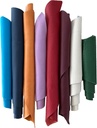 IPEA 1 kg Chutes de Cuir Colorés - Découpes Colorés de Vraie Cuir de Couleurs Mélangées en Tailles Aléatoires - Pièces de Cuir de Formes variées - Restes de Production Artisanale - Additional Image