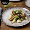 Moritz & Moritz VIDA Beige Dinner Plates for 6 People Porcelain Dishwasher and Microwave Safe Set of 6 - Additional Image
