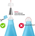 8 Pastry Nozzles and 1 Reusable Silicone Piping Bags, DIY Pastry Accessory Kit Professional Kit for Decorating Cupcake and Muffins Cakes - Additional Image
