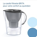 BRITA Marella Cool Filter Jug - Grey (2.4L) + 3 Maxtra PRO ALL-IN-1 Filters - (SIOC) Sustainable Packaging - Additional Image