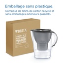 BRITA Marella Cool Filter Jug - Grey (2.4L) + 3 Maxtra PRO ALL-IN-1 Filters - (SIOC) Sustainable Packaging - Additional Image