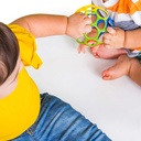Bright Starts, Oball Classic, Flexible Easy Handling Ball, Sensory Activity Toy for Kids of All Ages, Multi-Color - Additional Image