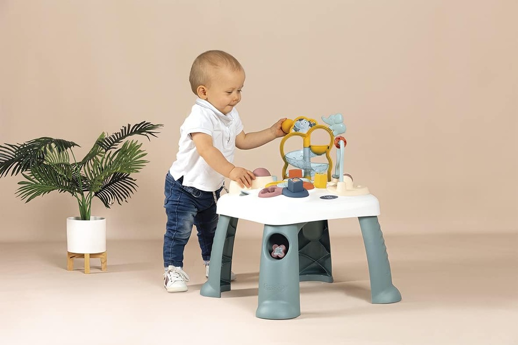 Smoby - Little Activity Table - Mechanical Functions - Shape Sorter - Toy for Babies from 12 Months - Made in France - 140303 - Additional Image