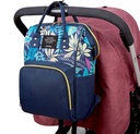 Diaper Bag, Large Capacity Water Resistant Portable Backpack with Adjustable Straps, Maternity Diaper Bag with Bottle Compartment for Mom and Dad, Blue, One Size - Additional Image