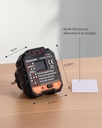 DEWENWILS Socket Tester with RCD Test and Voltage Display, Electrical Circuit Tester with 7 Indicator Indicators for 48-250V/45-65Hz, CAT II 300V, CE Certified - Additional Image