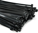 ERKO 100 Pieces Professional Cable Ties 100 x 2.5 mm Cable Tie Handle Black Color Temperature Resistant 100 x 2,5 mm - 100 pièces Noir - Additional Image