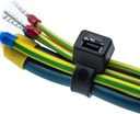 ERKO 100 Pieces Professional Cable Ties 100 x 2.5 mm Cable Tie Handle Black Color Temperature Resistant 100 x 2,5 mm - 100 pièces Noir - Additional Image