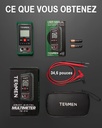 TESMEN TM-510 Digital Multimeter, Electric Tester 4000 Counts, Professional Multimeter, Intelligent Measurement, Auto-Ranging Voltmeter, AC/DC Voltage Measurement, Resistance, Continuity – Green - Additional Image