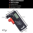 Takit Digital Battery Tester for AA, AAA, C, D, PP3, 9 V, 1.5 V, Button Batteries – Works Without Batteries – French Brand - Additional Image
