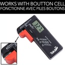 Takit Digital Battery Tester for AA, AAA, C, D, PP3, 9 V, 1.5 V, Button Batteries – Works Without Batteries – French Brand - Additional Image