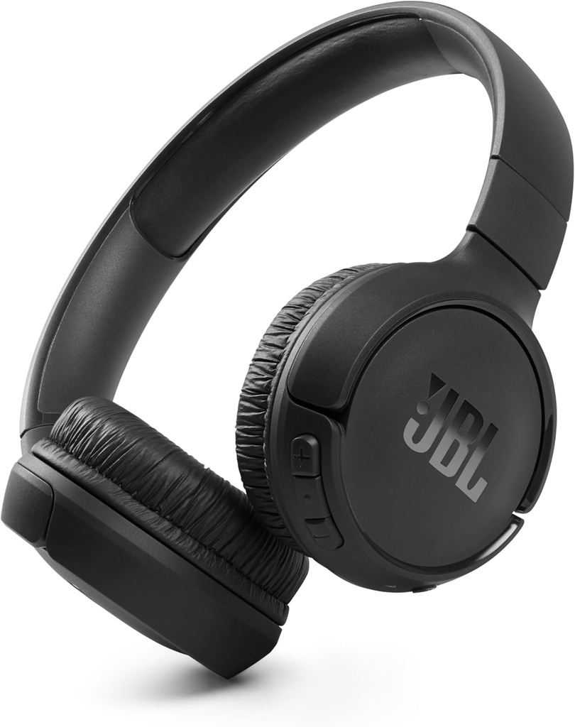 JBL TUNE 510BT - Wireless On-Ear Headphones - Equipped with Bluetooth Technology - Multi-Point Connection - Lightweight, Comfortable and Foldable - Up to 40 Hours of Listening - Black - Additional Image