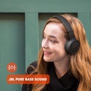 JBL TUNE 510BT - Wireless On-Ear Headphones - Equipped with Bluetooth Technology - Multi-Point Connection - Lightweight, Comfortable and Foldable - Up to 40 Hours of Listening - Black - Additional Image