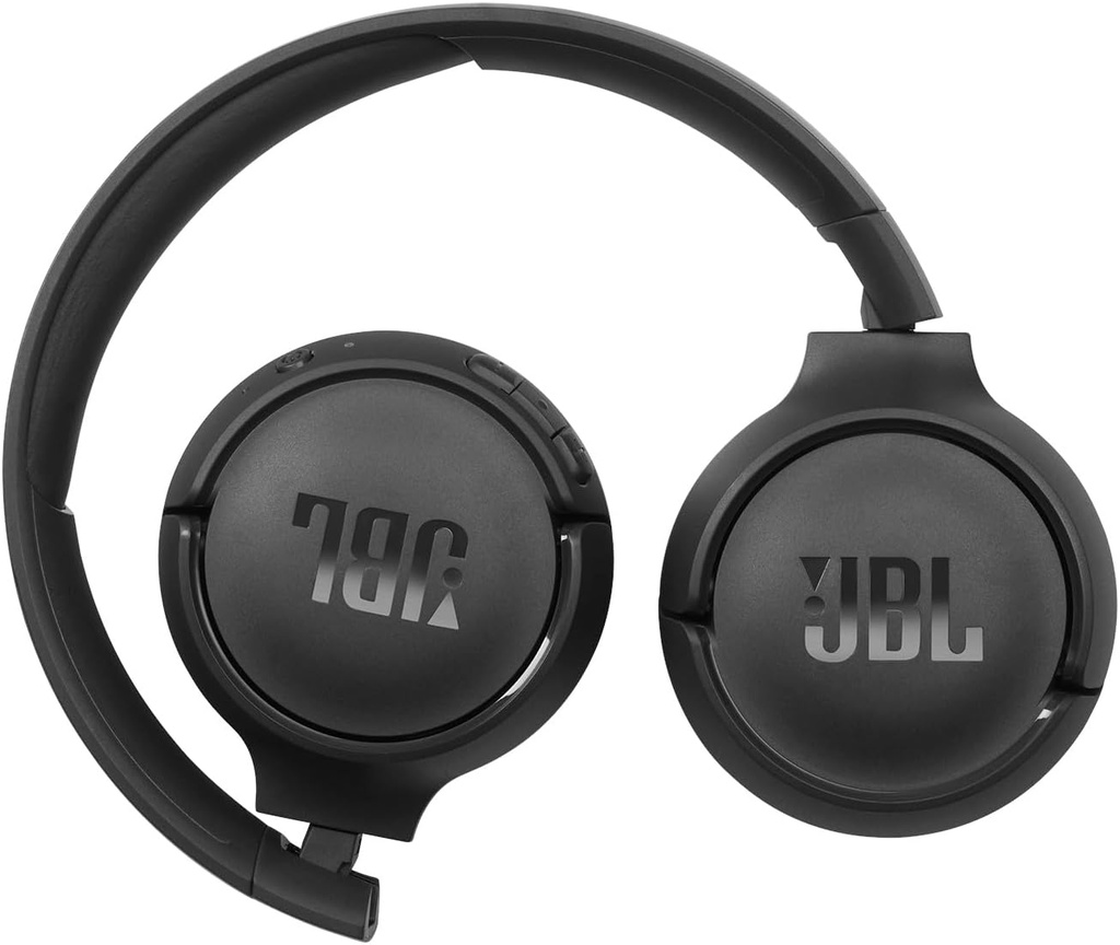 JBL TUNE 510BT - Wireless On-Ear Headphones - Equipped with Bluetooth Technology - Multi-Point Connection - Lightweight, Comfortable and Foldable - Up to 40 Hours of Listening - Black - Additional Image