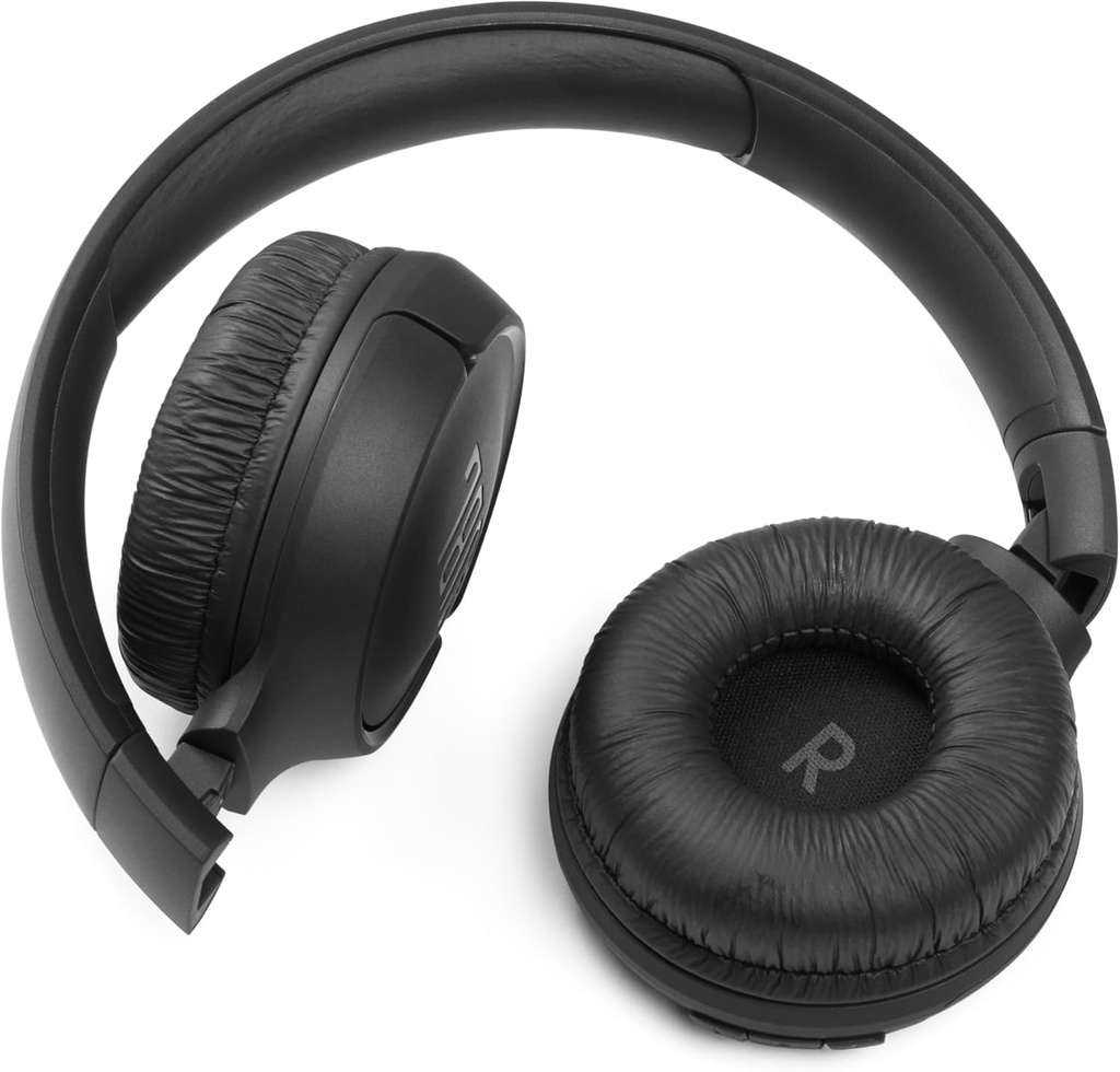 JBL TUNE 510BT - Wireless On-Ear Headphones - Equipped with Bluetooth Technology - Multi-Point Connection - Lightweight, Comfortable and Foldable - Up to 40 Hours of Listening - Black - Additional Image