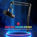 FIFINE USB/XLR Streaming Microphone Gaming for PC PS4 PS5, RGB Cardioid Dynamic Microphone with Stand, for Mixer Sound Cards, for Gaming, Podcasting, Broadcasting, Voice Recording - Additional Image