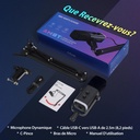 FIFINE USB/XLR Streaming Microphone Gaming for PC PS4 PS5, RGB Cardioid Dynamic Microphone with Stand, for Mixer Sound Cards, for Gaming, Podcasting, Broadcasting, Voice Recording - Additional Image