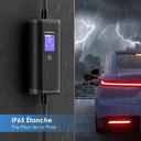 bokman Electric Car Charging Station 7kW, 32A Type 2- CEE P17 Socket Portable EV Charger Charging Station Mobile/Wallbox Adjustable 6-32A | 7.4kW | 5 Meter - Additional Image