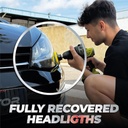 BassMotor Complete Kit for Polishing Dull and Worn Headlights for Car Restoration - Cleaning and Sanding Kit for Technical Inspection and Improving Visibility and Safety - Additional Image