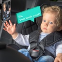 Baby Car Mirror, Rear Facing Car Mirror with Wide and Unobstructed View, Unbreakable & Adjustable Convex Rear Seat Mirror for Infants, Flexible and Stable - Additional Image