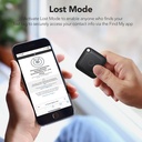 Hoxe 3 Pcs Object Locator Tracker, Air Tracker Tag Compatible with Locate App (iOS Only), 100dB Beep, Global Tracking, Replaceable Battery, Tracer for Keys/Suitcase/Bags and More, 3 Pieces - Additional Image