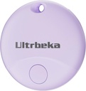 Ultrbeka Air Tag Item Locator Tags 1 Pack, Works for Apple Locate (iOS Only), Replaceable Battery, IP67 Waterproof, for Suitcases/Keys Purple (Does Not Support Android) - Additional Image