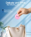 Ultrbeka Air Tag Item Locator Tags 1 Pack, Works for Apple Locate (iOS Only), Replaceable Battery, IP67 Waterproof, for Suitcases/Keys Purple (Does Not Support Android) - Additional Image
