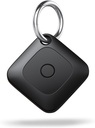 Hoxe Object Locator Tracker, Air Tracker Tag Compatible with Apple App Locate (iOS Only), 100dB Beep, Global Tracking, Replaceable Battery, Tracker for Keys/Suitcase and More, 1 pcs - Additional Image