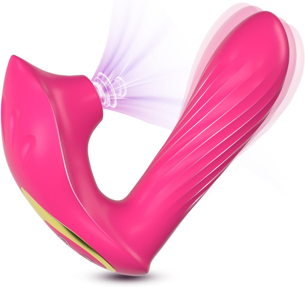 Vibrator, powerful clitoral woman, sex toy woman 10 x 10 modes vibrator female clitoral sex toys woman sex toy pleasure woman clitoral stimulator female dildo (17.20 cm) - Additional Image