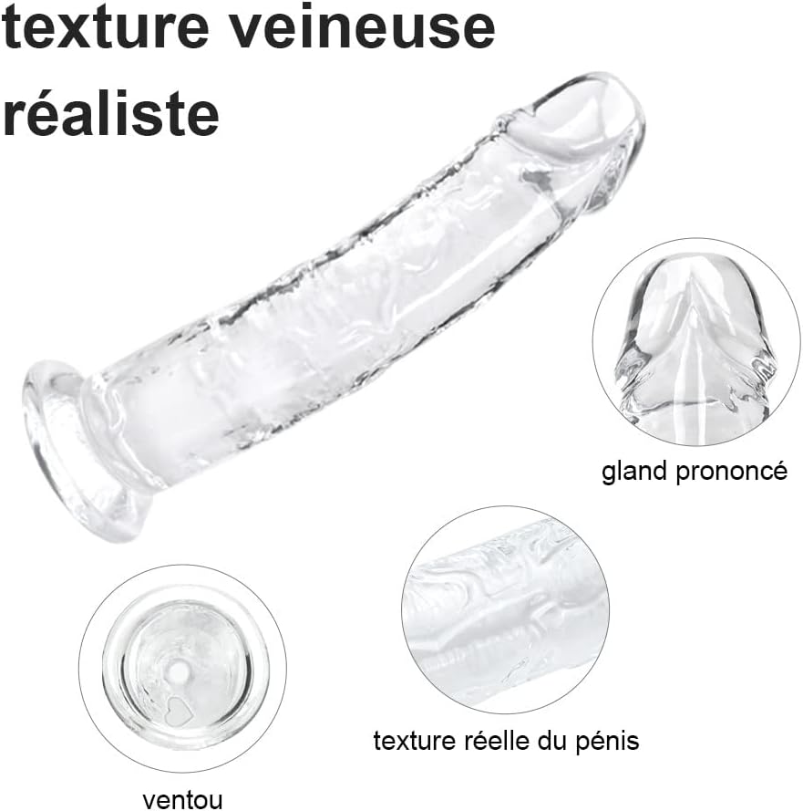 Realistic 18cm Dildo for Women, Soft Beginner Friendly Dildo with Suction Cup Dildo Ideal for Women Couples Adult Sex Toy Delivers Intense Fun Sex Toys - Additional Image