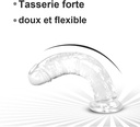 Realistic 18cm Dildo for Women, Soft Beginner Friendly Dildo with Suction Cup Dildo Ideal for Women Couples Adult Sex Toy Delivers Intense Fun Sex Toys - Additional Image