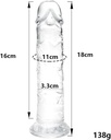 Realistic 18cm Dildo for Women, Soft Beginner Friendly Dildo with Suction Cup Dildo Ideal for Women Couples Adult Sex Toy Delivers Intense Fun Sex Toys - Additional Image
