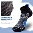 Niofind Men's Socks, Short Socks for Men and Women, Pack of 6 Pairs of Men's Sports Socks, Breathable and Sweat-wicking Cotton Socks for Running, Work, Hiking - Additional Image