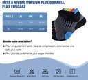 Niofind Men's Socks, Short Socks for Men and Women, Pack of 6 Pairs of Men's Sports Socks, Breathable and Sweat-wicking Cotton Socks for Running, Work, Hiking - Additional Image