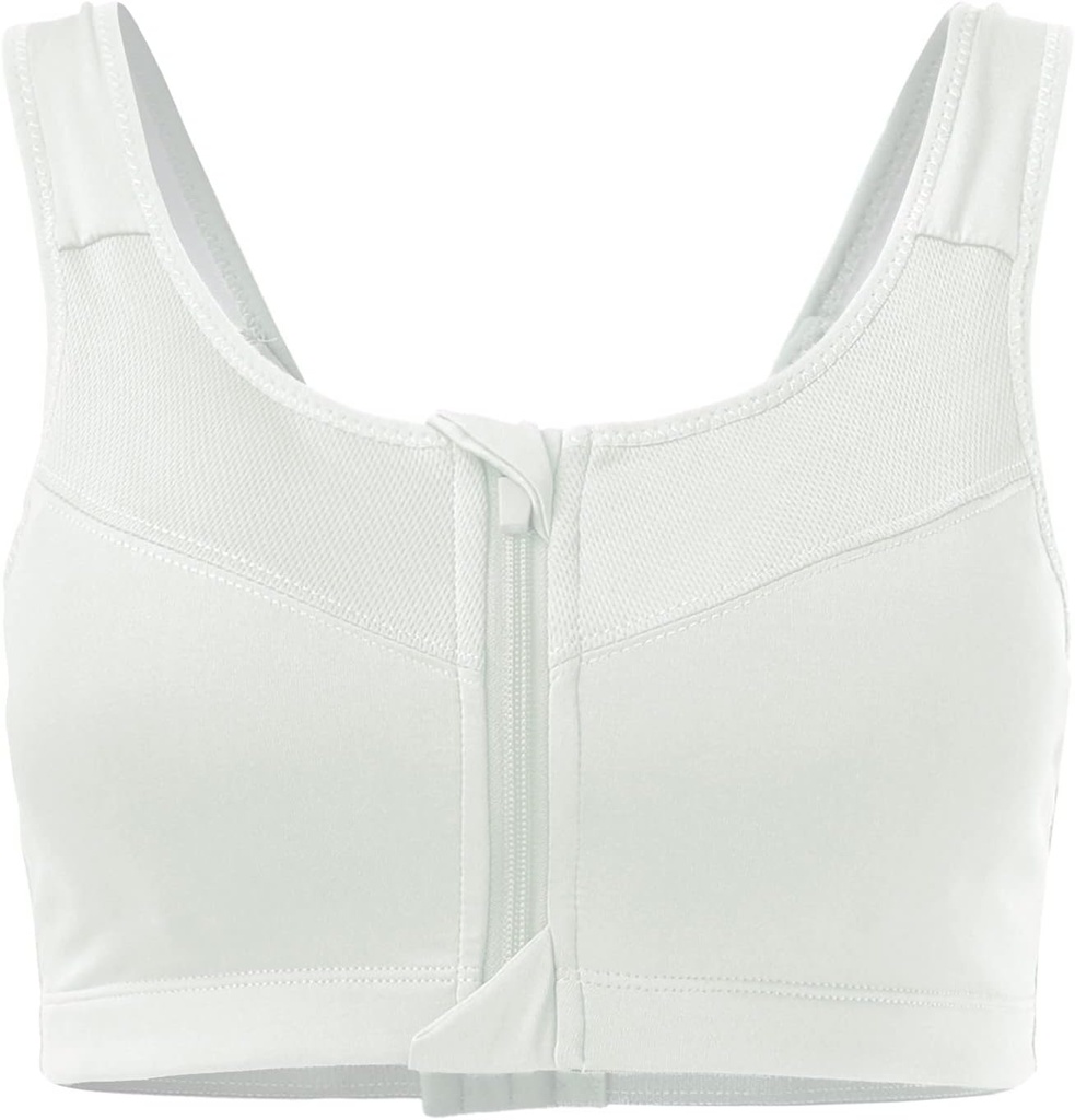 Sports Bra Zippered Front Racer Back with Pads High Support Sports Underwear Women Sports Bra Women Sports Bra - Additional Image