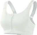 Sports Bra Zippered Front Racer Back with Pads High Support Sports Underwear Women Sports Bra Women Sports Bra - Additional Image