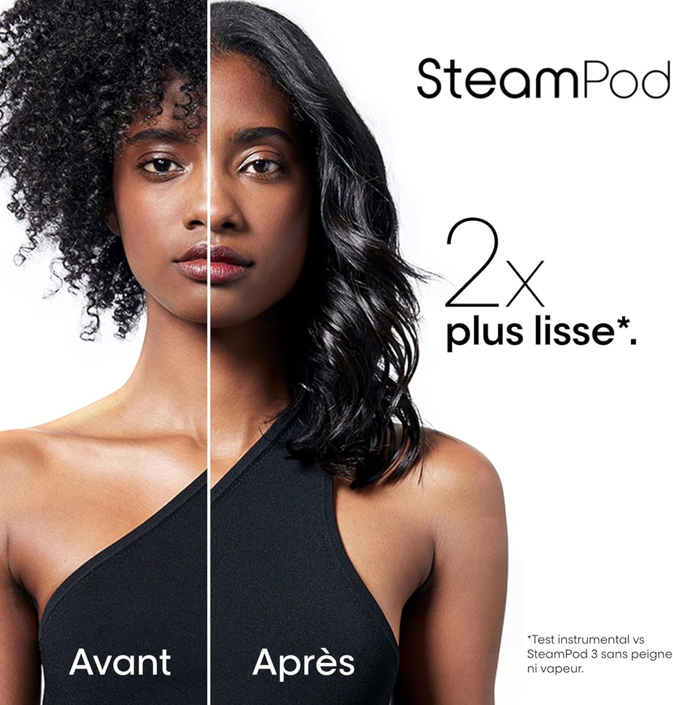 Steampod 3 Professional 2-in-1 Straightener: Smoothing & Wavy Ceramic Straightener with Steam Technology Suitable for All Hair Types – L'Oréal Professionnel - Additional Image