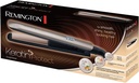 Remington Hair Straightener [Keratin & Almond Oil Care] Protect (Hair Care, Ceramic, LCD Screen, 10 Temperature Settings 150-230°C, Universal Voltage, Pouch) S8540 Straightening Iron - Additional Image