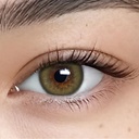 Elizzm Olive Grove (Olive Green) - Discreet Color Lenses with Natural Look and No Correction - 1 Month Color Lenses - Additional Image