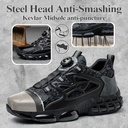 GemChve Safety Shoes Men Lightweight Breathable Women's Safety Sneakers Steel Toe Cap Non-Slip Comfortable Work Shoes 3-12 UK - Additional Image