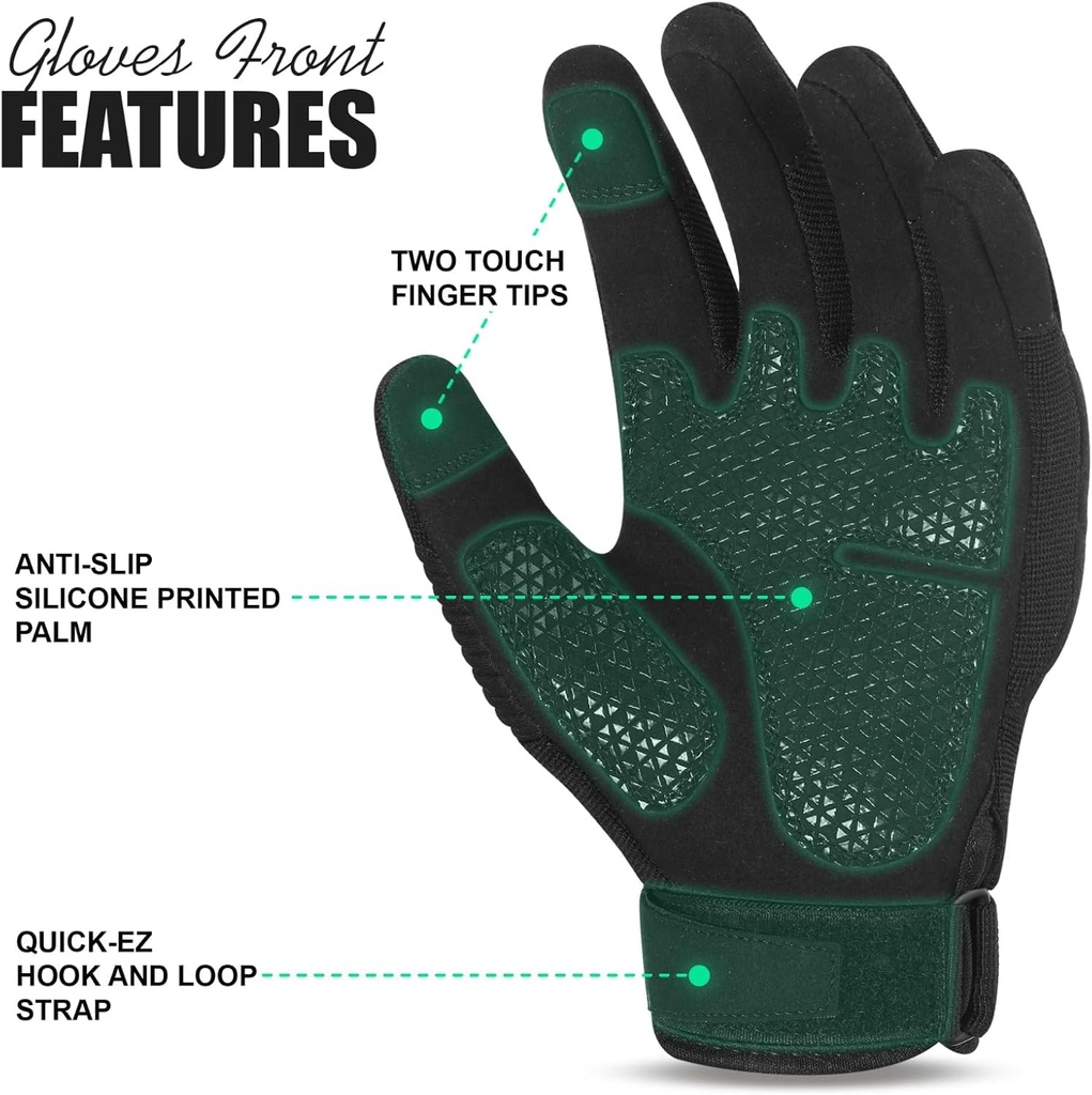 WESTWOOD FOX Motorcycle Gloves for Men Women Breathable Touch Screen Motorcycle Gloves for Road Biking, Mountain Biking, Running, Cycling, Hiking, Motocross Racing. - Additional Image