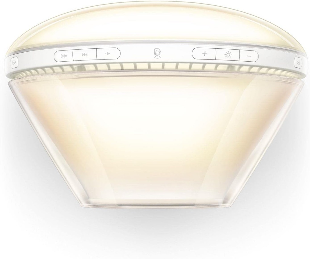 Philips Alarm Clock Radio Light with Night Light Function and Night Guide, USB Port (Model HF3531/01) - Additional Image