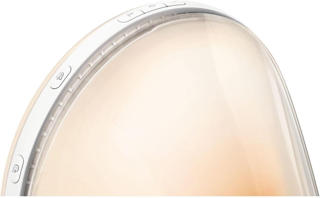 Philips Alarm Clock Radio Light with Night Light Function and Night Guide, USB Port (Model HF3531/01) - Additional Image