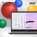 ACER Chromebook 515 CB515-2H-30U9, 15.6 inch Full HD IPS Laptop, Laptop (Intel Core i3-1215U, 8GB RAM, 128GB UFS, Intel UHD Graphics, Chrome OS) Laptop Grey, AZERTY Keyboard - Additional Image