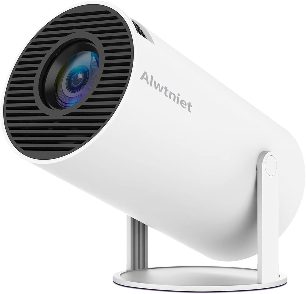 Mini Projector with Android 11, Mini Video Projector HY300 200ANS1 8000Lumens, 4K WiFi 6 Bluetooth 5.0, 180° Cinema Projector Can Rotate for TV Stick - Additional Image