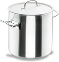 LACOR High pot made of stainless steel with lid, suitable for all types of kitchens, matt finish, capacity: 25.7 L, height: 32 cm, diameter: 32 cm, metal, silver, 32 Ø (cm) - Additional Image