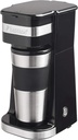 Bestron Coffee Maker with Insulated Cup for Ground Filter Coffee, Coffee Machine 2 for Large Cups, Ideal for Camping, Quick Preparation, 750 W, Colour: Silver - Additional Image