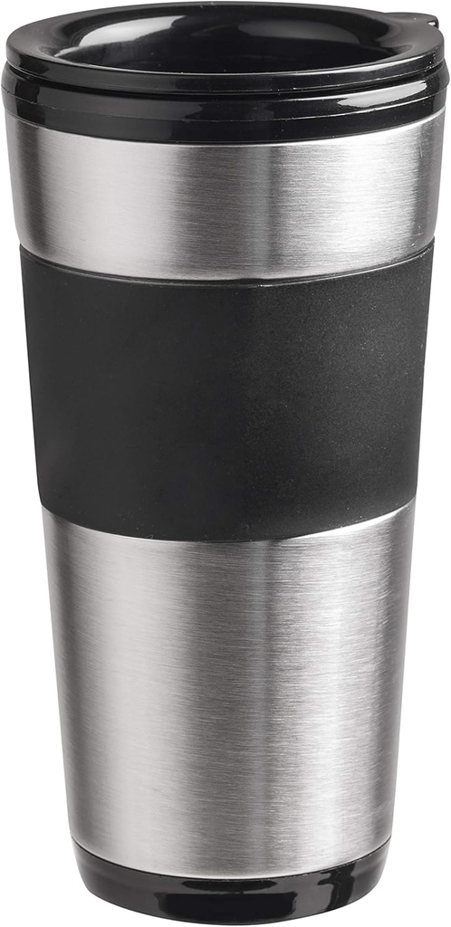 Bestron Coffee Maker with Insulated Cup for Ground Filter Coffee, Coffee Machine 2 for Large Cups, Ideal for Camping, Quick Preparation, 750 W, Colour: Silver - Additional Image