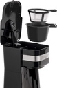 Bestron Coffee Maker with Insulated Cup for Ground Filter Coffee, Coffee Machine 2 for Large Cups, Ideal for Camping, Quick Preparation, 750 W, Colour: Silver - Additional Image