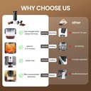 Electric Espresso Machine Portable Cordless Self-Heating Espresso Coffee Machine 60ml Travel Espresso Coffee Machine for Nespresso Ground Coffee Capsule Camping Car RV Hiking Office - Additional Image