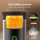 Electric Espresso Machine Portable Cordless Self-Heating Espresso Coffee Machine 60ml Travel Espresso Coffee Machine for Nespresso Ground Coffee Capsule Camping Car RV Hiking Office - Additional Image